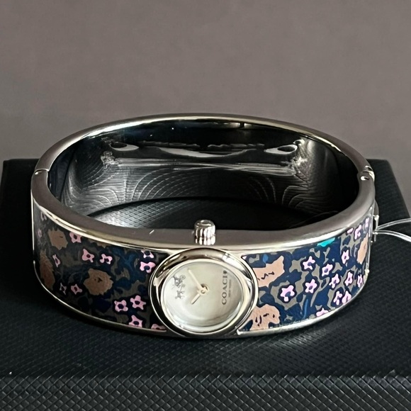 W6198 - Coach Scout Bangle Watch in Blue Floral - Picture 10 of 14